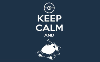Pokemon wallpaper keep calm sleep - realism free wallpaper