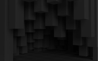 Black room pattern ambient occlusion - space free wallpaper