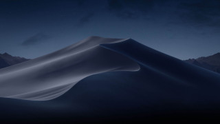 Mountain moon starry sky city 2 - amir zand free wallpaper