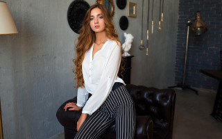 Elina karimova fashion portrait indoor - barbizon school free wallpaper