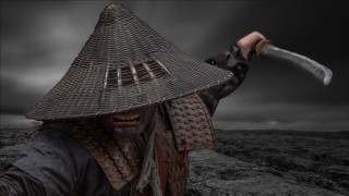Straw hat man large knife - dai jin free wallpaper