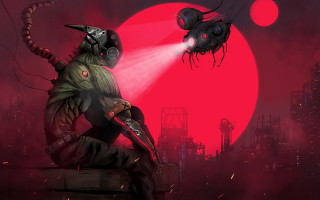 Man ledge light spider redsun - enki bilal free wallpaper