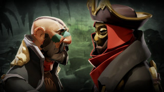 Two men costumes forest green - dramatic cinematic lighting free wallpaper