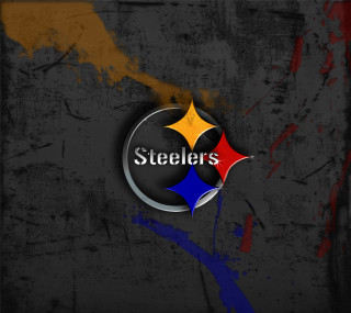 Pittsburgh football abstract blood splatter - black background free wallpaper