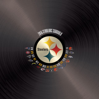 Pittsburgh football logo black silver - the word free wallpaper
