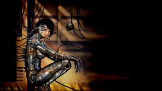 Futuristic woman cyberpunk bodysuit bench - cyberpunk art free wallpaper