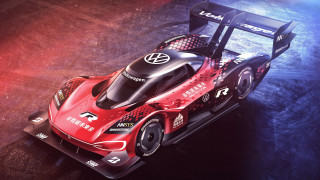 Red black car track night - car free wallpaper