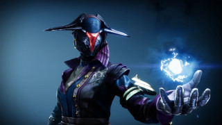 Costumed person glowing demon vanitas - vanita free wallpaper