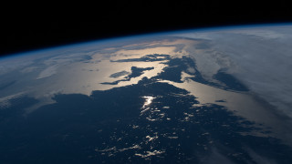 Earth ocean landforms zenith night - zenith view free wallpaper