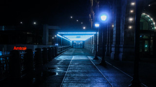 City streetlight night neon skyline - a street light free wallpaper