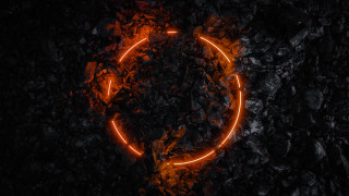 Fire circle night sky embers - the dark night sky free wallpaper