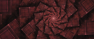 Red square spiral center generative - a computer free wallpaper