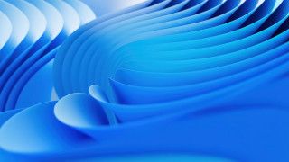 Blue abstract wavy background generative 2 - a blue abstract background free wallpaper