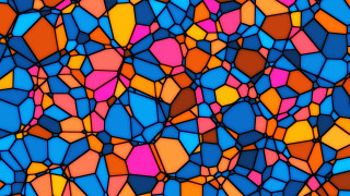 Colorful mosaic glass tiles tennis - small square free wallpaper