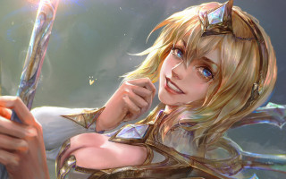 Woman sword cellphone demon art - stanley artgerm lau free wallpaper