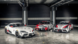 Three cars garage roller doors - 4k uhd image free wallpaper