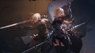 Armor swords women dark room - artgerm free wallpaper for desktop