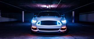 White car parking garage hood - andrew law free wallpaper