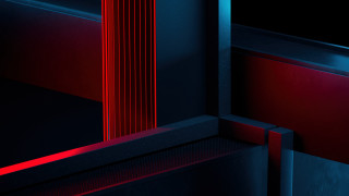 Red blue abstract black stripe - modular free wallpaper
