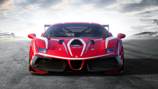 Red sports car race track 4 - a race track free wallpaper for desktop
