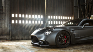 Silver sports car garage light 3 - a garage free wallpaper