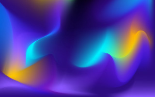 Colorful abstract blurry shapes lights - the middle of the image free wallpaper