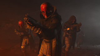 Costumed group weapon fog red - a red helmet free wallpaper