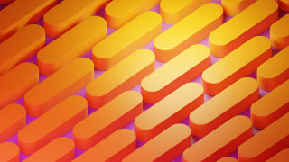 Orange purple circles lines 3d - a background free wallpaper