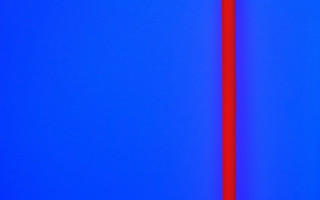 Red blue striped anamorphic minimalist - object free wallpaper