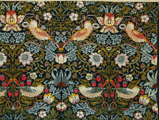 Birds flowers black green red - a green border free wallpaper