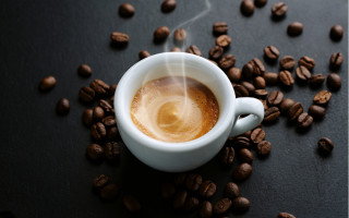 Coffee cup steam coffee beans - steam free wallpaper