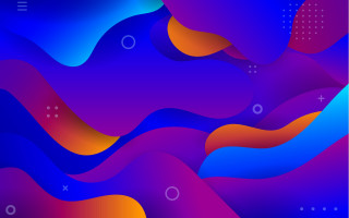 Colorful abstract background blue orange 2 - surreal free wallpaper