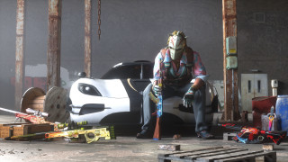 Mask man car hammer tools - a hammer free wallpaper