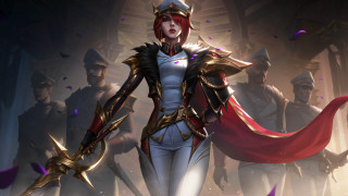 Woman crown sword armor group - art free wallpaper