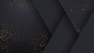 Black gold pattern dots alfred - geometric abstract art free wallpaper