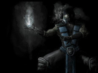Gasmask man glowing object black - a man in a gas mask holding free wallpaper