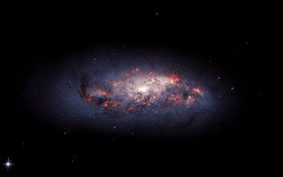 Space aurora galaxy moon stars - galaxy free wallpaper
