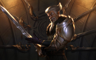 Armor swords demon dark room - dai jin free wallpaper
