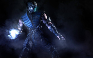 Man blue outfit glowing ball - ball free wallpaper