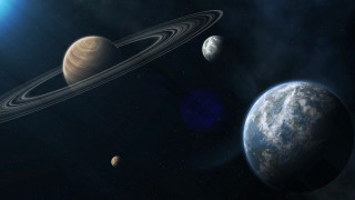 Earth sun planets space art - planet free wallpaper