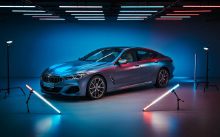 Silver car dark room blue - a silver car free wallpaper
