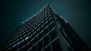 Tall clock tower night sky - architecture free wallpaper