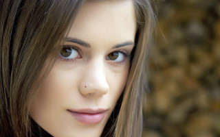 Aramenta long hair blue eyes - free portrait wallpaper