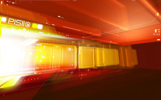 Yellow red background light center - beeple free wallpaper