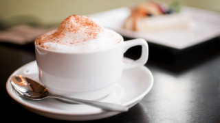 Coffee spoon cake table blurry - delaunay free wallpaper
