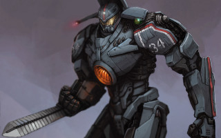 Robot sword helmet mecha glowing - mecha free wallpaper