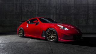 Red sports car dark room 32 - rim free wallpaper