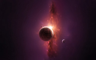 Space star planets bright light - a. hardy free wallpaper
