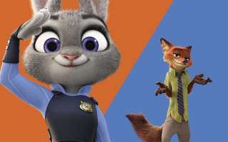 Cartoon suit tie squirrel fox - a suit free wallpaper