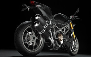 Motorcycle black background yellow taillight - cafer bater free wallpaper